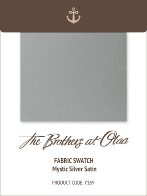 Fabric Swatch (Y169) - Mystic Silver Satin