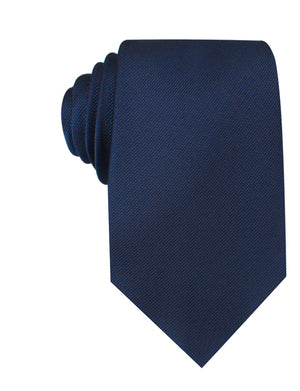 Navy Blue Weave Necktie
