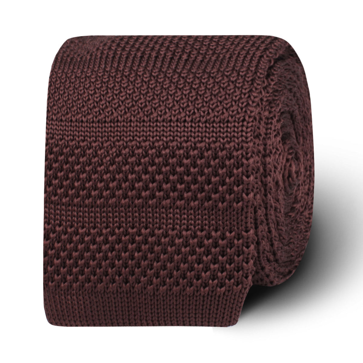 Nottingham Brown Knitted Tie Mens Slim Woven Men Knit Ties OTAA nottingham-brown-knitted-tie-mens-slim-woven-men-knit-ties-otaa