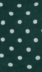 Olive Green Dot Low Cut Socks Pattern