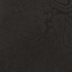 Paisley Midnight Black Fabric Pocket Square X938