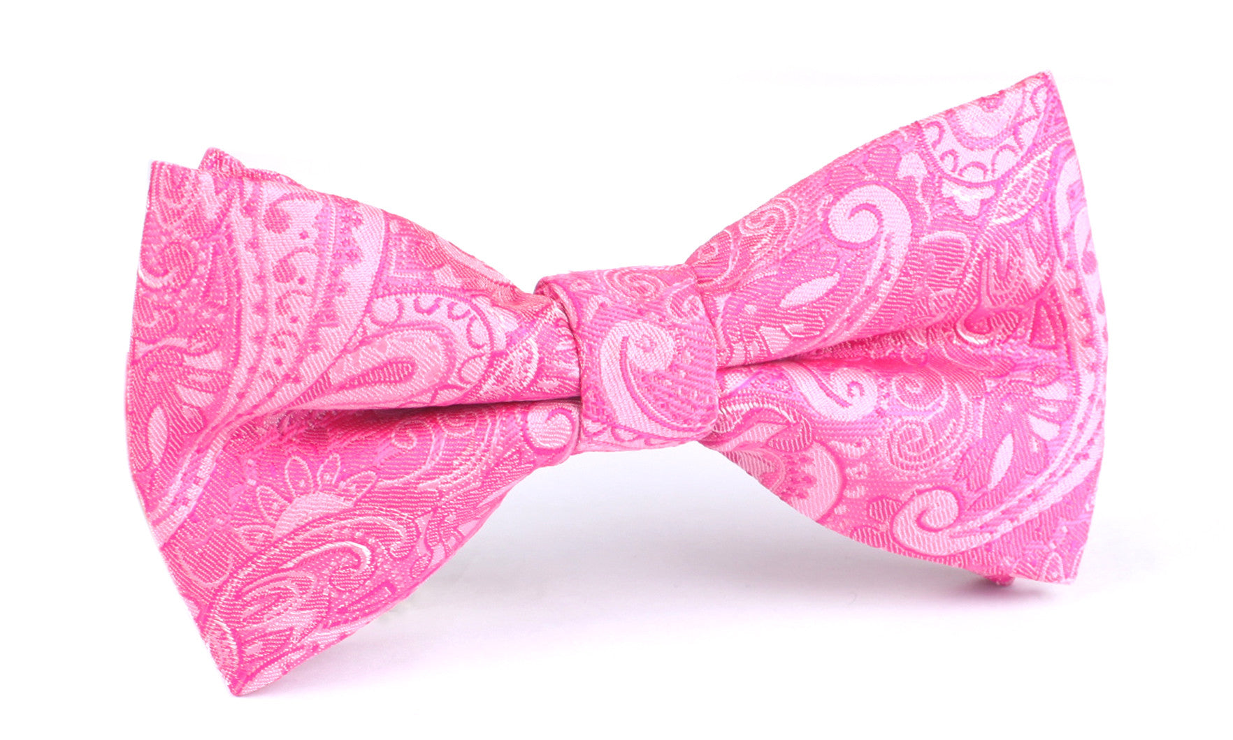 Paisley Pink Bow Tie OTAA