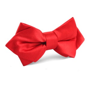 Red Maroon Diamond Bow Tie