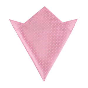Rose Pink Mini Polka Dots Pocket Square
