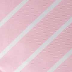 Rose Pink Striped Skinny Tie Fabric