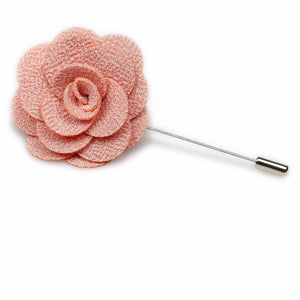 Rose Quartz Lapel Flower