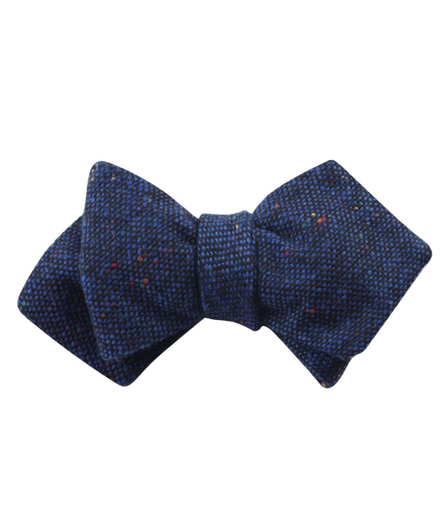 Speckles on Blue Donegal Diamond Self Bowtie