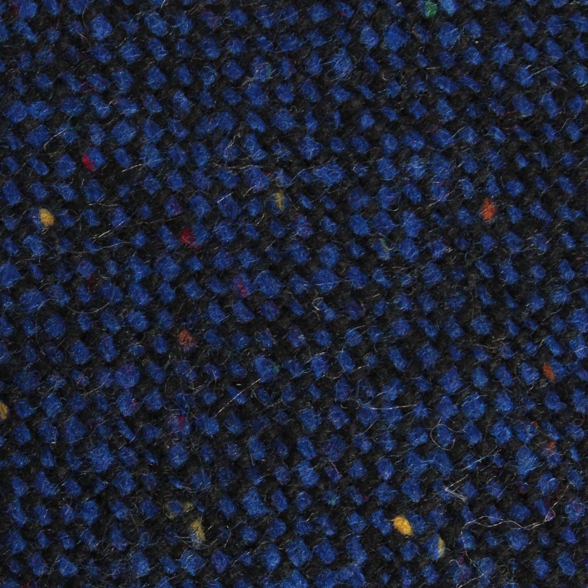 Speckles on Blue Donegal Fabric Skinny Tie