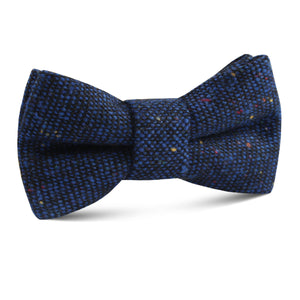 Speckles on Blue Donegal Kids Bow Tie