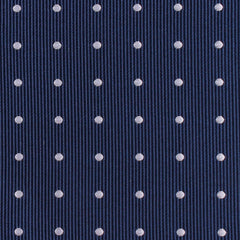 The OTAA Navy Blue with White Polka Dots Fabric Bow Tie M131