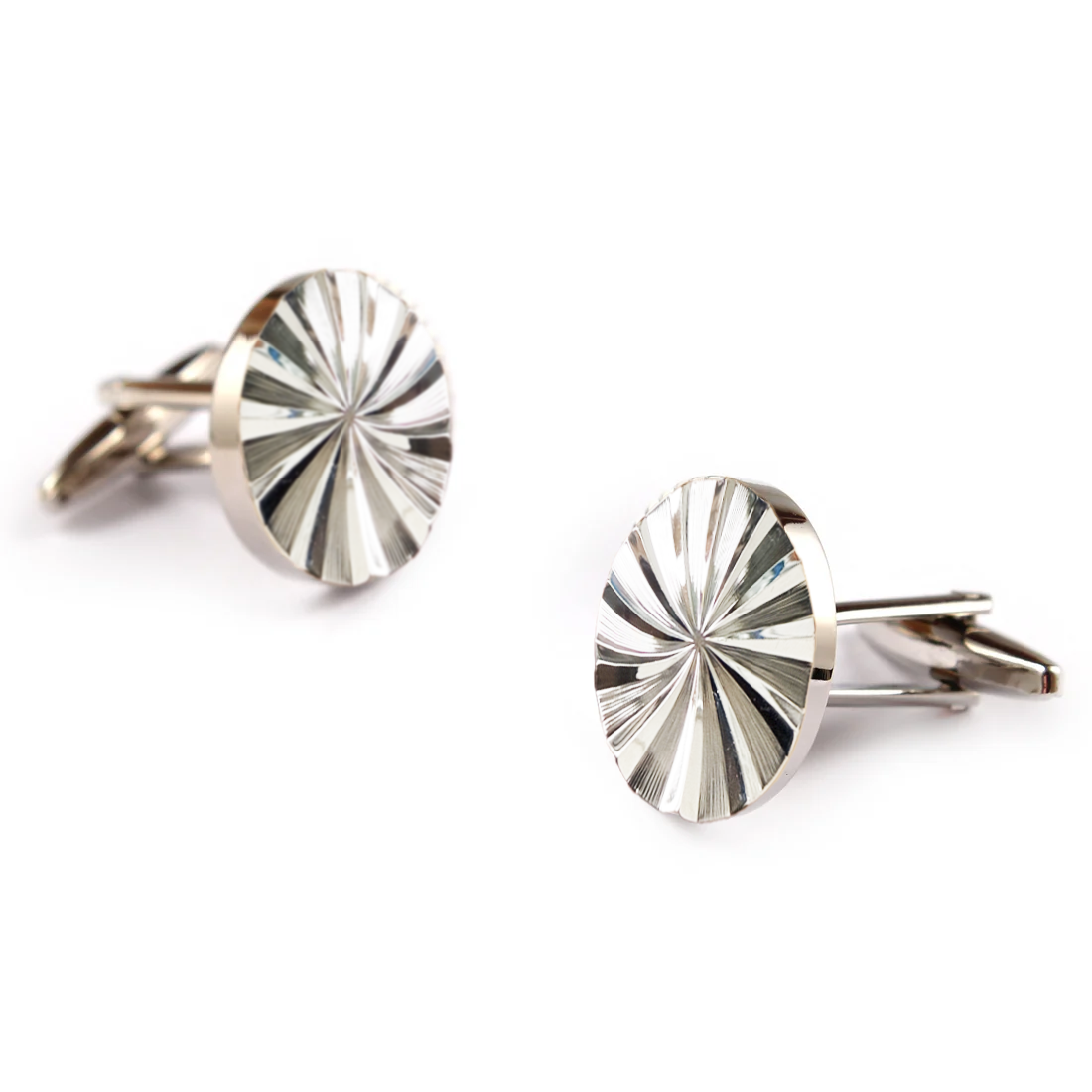 Spiral Circle Cufflinks