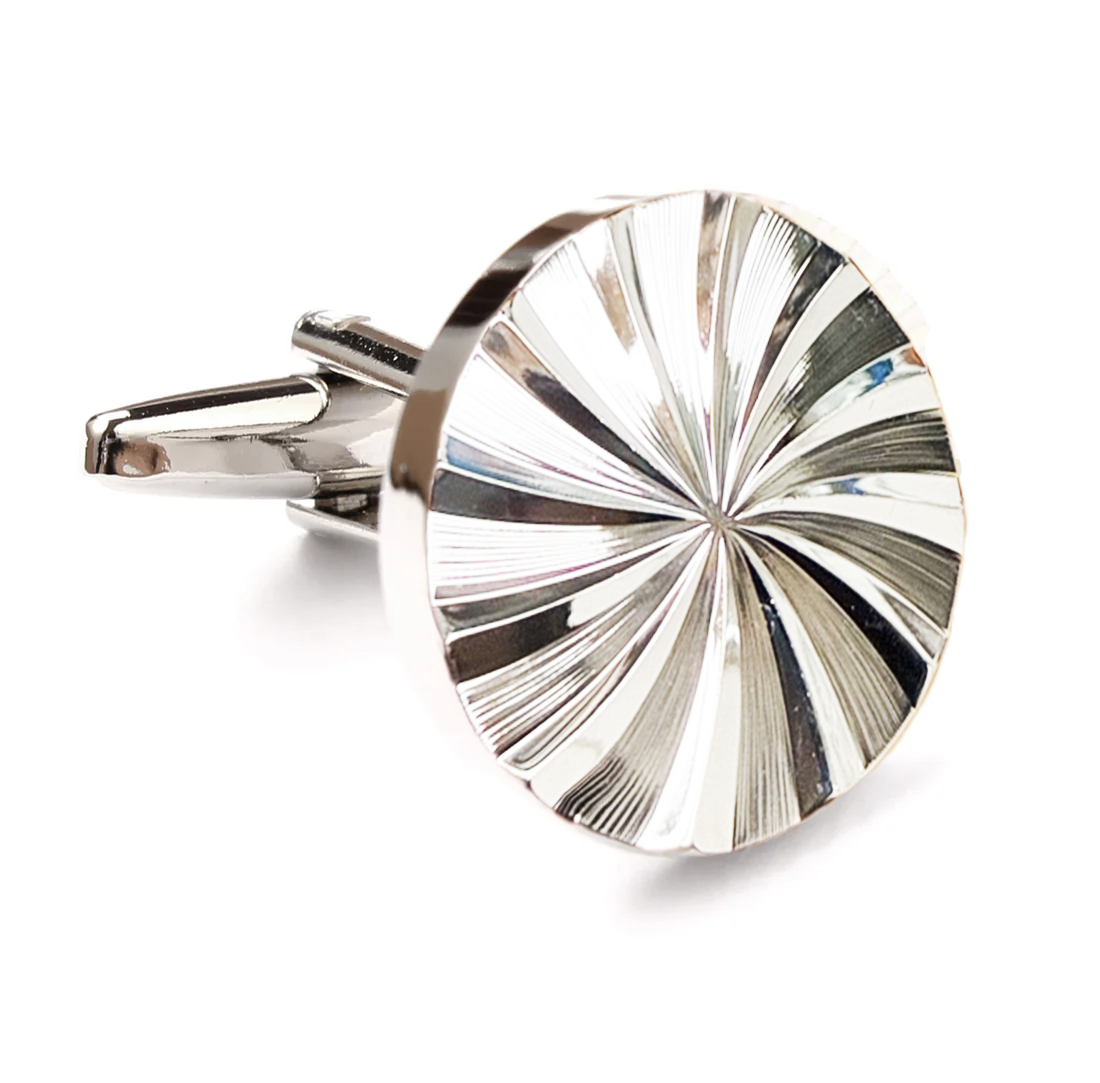 Spiral Circle Cufflinks