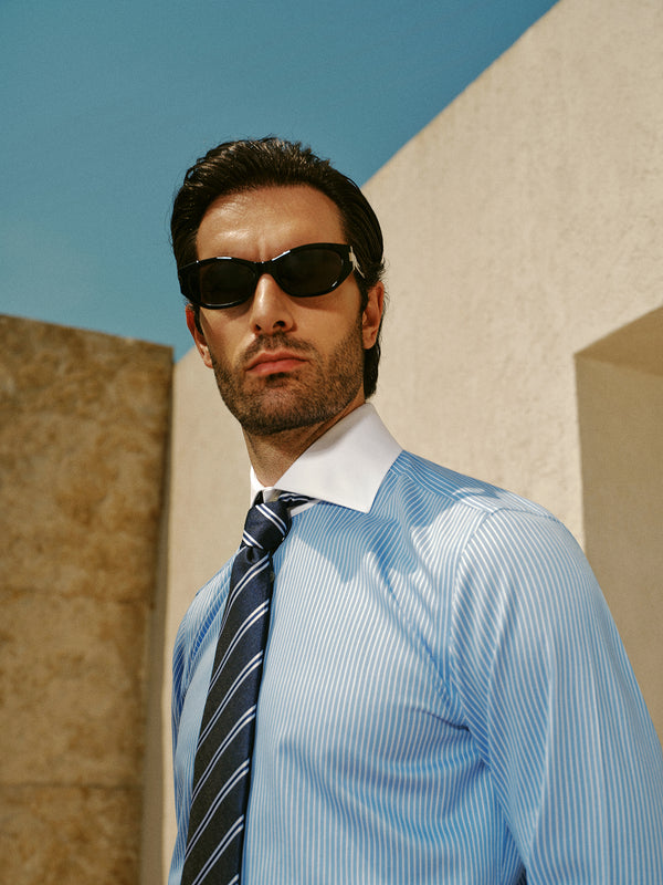 Beaufort Riviera French Cuff Non-Iron Dobby Shirt