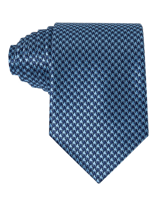 Sapphire Houndstooth Necktie