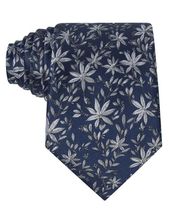 Westminster White Leaves Necktie