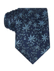 Atlantic Pier Blue Leaves Necktie