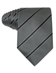 Ridgemont Slate Stripe Necktie