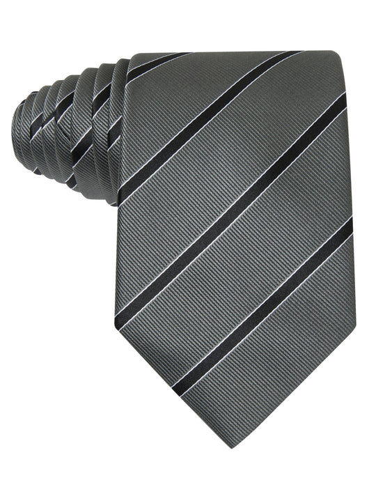Ridgemont Slate Stripe Necktie