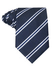 Coastline Classic Navy Twin Stripe Necktie