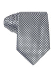 Sterling Greycliff Houndstooth Necktie - grey houndstooth tie, 100% microfiber - OTAA