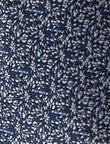 Navy Frost Necktie - knotted view, navy and white pattern - OTAA