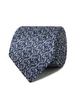 Navy Frost Necktie - navy and white pattern detail - OTAA