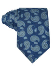 Chelsea Blue Teardrop Paisley Necktie