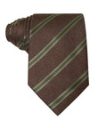 Timber Green Stripe Necktie