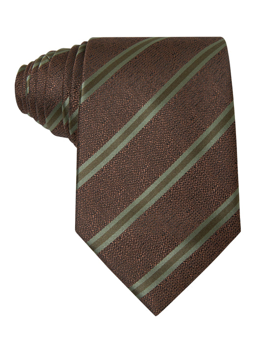 Timber Green Stripe Necktie