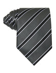Steel Slate Stripe Necktie