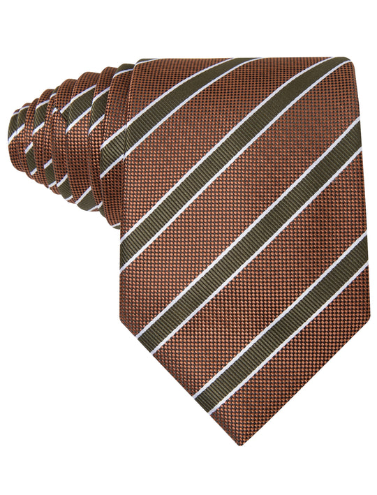 Cinnamon Moccacino Stripe Necktie