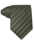 Olive Highland Stripe Necktie