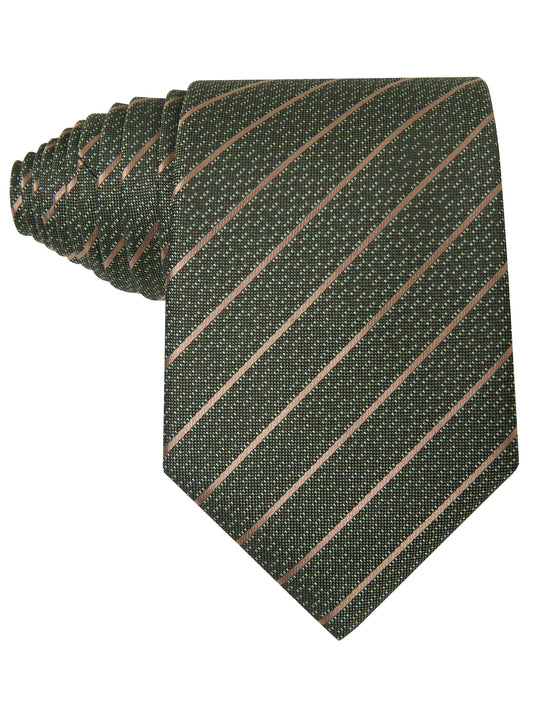 Olive Highland Stripe Necktie