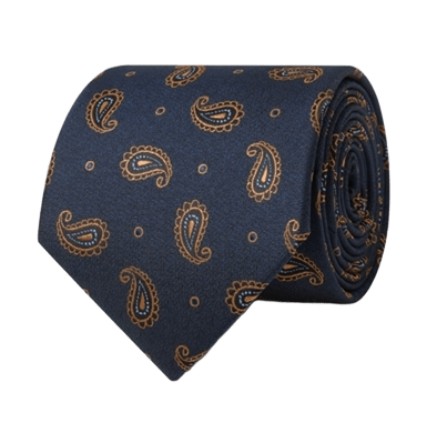 Burnham Drift Paisley Necktie