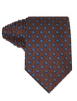 Oakwood Acorn Brown Necktie - acorn brown patterned tie, 100% microfiber - OTAA