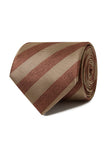 Toffee Lane Brown Sugar Necktie - brown tone detail - OTAA