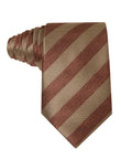 Toffee Lane Brown Sugar Necktie - warm brown toffee tie, 100% microfiber - OTAA