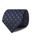 Cavendish Estate Necktie - brown floral detail - OTAA