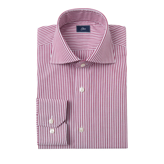 Redford Crimson Stripe Non-Iron Poplin Shirt