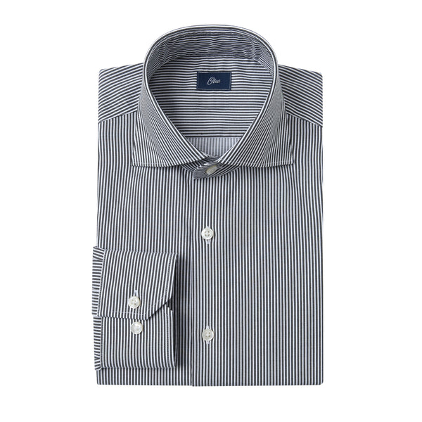 Pemberton Onyx Stripe Easy-Iron Twill Shirt