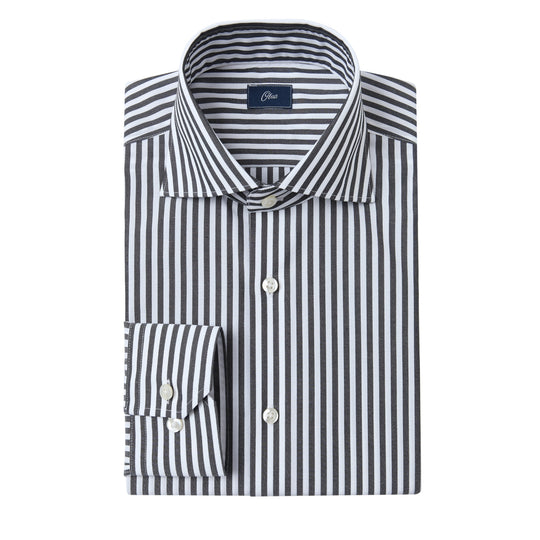 Whitmore Ebony Stripe Easy-Iron Poplin Shirt