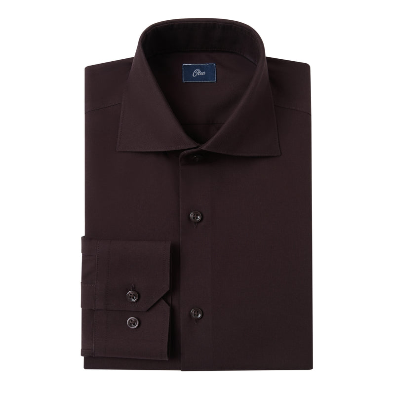 Carlisle Espresso Non-Iron Oxford Shirt