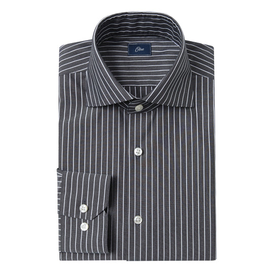 Marlowe Ivory Stripe Non-Iron Poplin Shirt