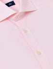 Pendleton Rose Non-Iron Dobby Shirt - classic fit pink shirt detail - OTAA