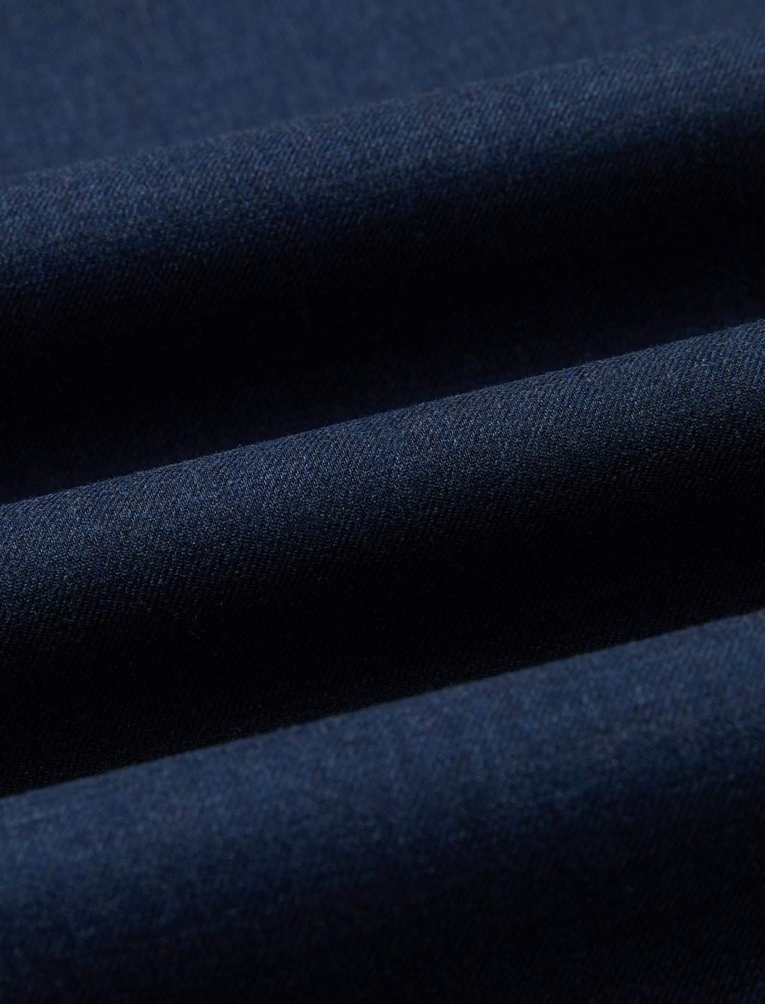 Pelham Admiral Heather Easy-Iron Twill Shirt - men's navy dress shirt back view - OTAA