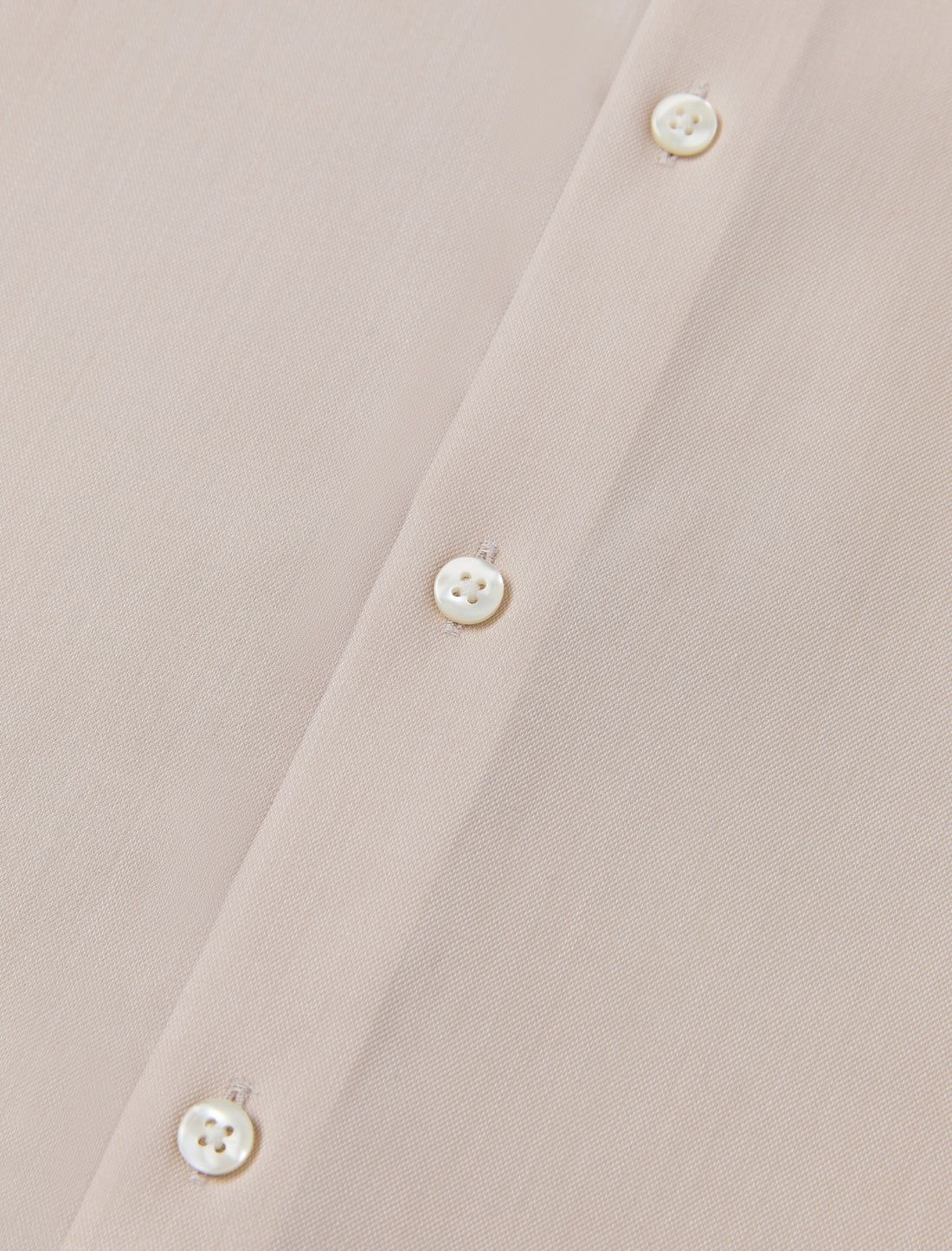 Hawthorne Khaki Easy-Iron Twill Shirt - hexagonal cuff detail - OTAA