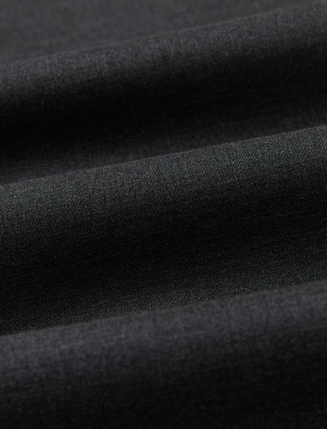 Blackwood Charcoal Heather Easy-Iron Twill Shirt - men's charcoal dress shirt back view - OTAA