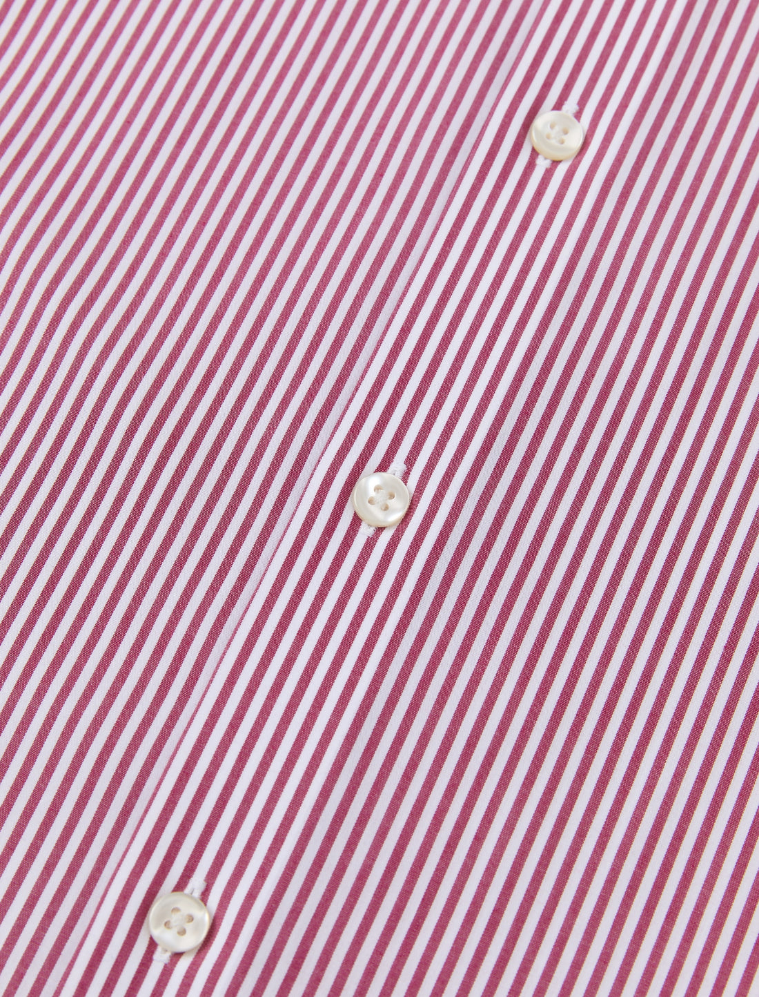 Redford Crimson Stripe Non-Iron Poplin Shirt - hexagonal cuff detail - OTAA
