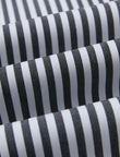 Whitmore Ebony Stripe Easy-Iron Poplin Shirt - men's stripe dress shirt back view - OTAA