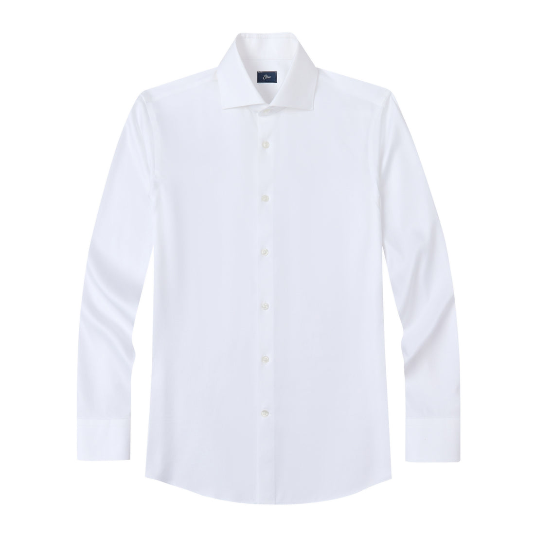 Windsor Royal White Non-Iron Dobby Shirt - white dobby fabric, Italian collar - OTAA